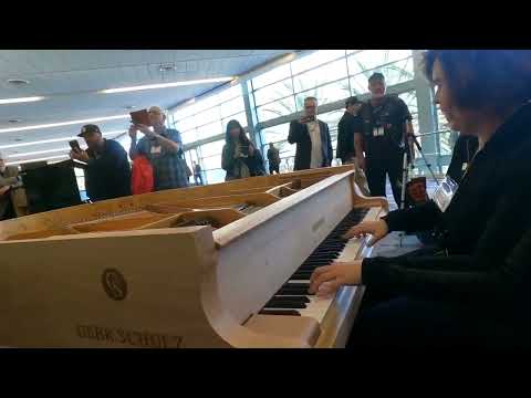 Sweet Georgia Brown Duet with Nicole Pesce at Gebr. Shultz Piano Booth at Namm 2023