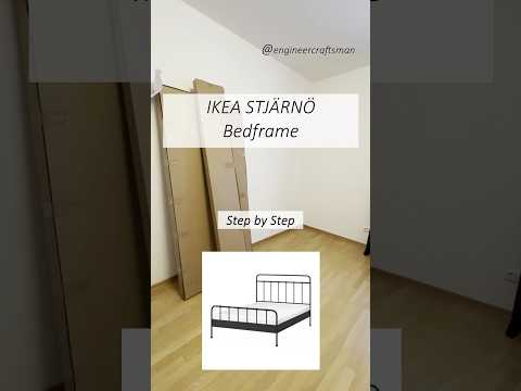 IKEA Stjärnö Bedframe Assembly #ikeafurniture #furnitureassembly #diyproject #bedroomideas