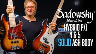 Video thumbnail for NEW! The SADOWSKY MetroLine Hybrid P/J Bass | SOLID BODY | 4- & 5-String | Demo w. Lars Lehmann by Sadowsky