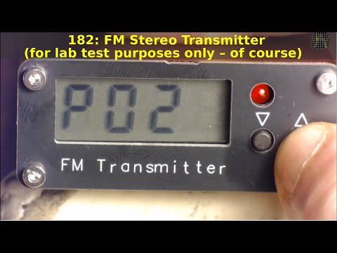 182 - FM-Stereo-Transmitter - (natürlich nur für Labortestzwecke)