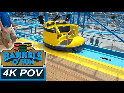 Front row point of view footage of Barrels O' Fun