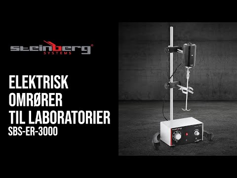 video - Elektrisk omrører til laboratorier