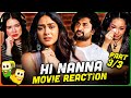 HI NANNA Movie Reaction Part (3/3)! | Nani | Mrunal Thakur | Shruti Haasan