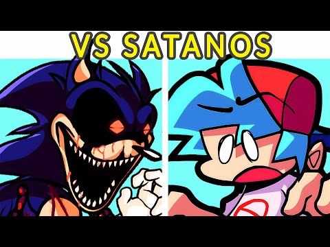 Friday Night Funkin' VS Satanos - NEW Official Trickery! (FNF MOD/HARD) (Sonic.EXE)