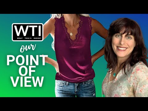 Lime Flare Women's Plunge Top - WTI product video review
