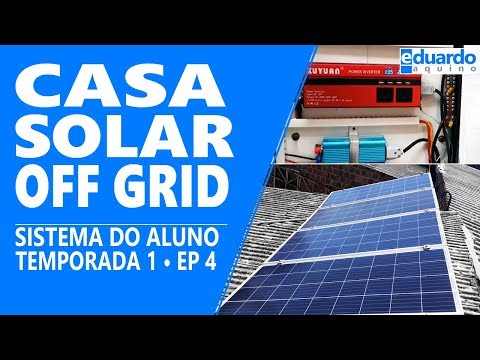 Gerador Energia Solar OffGrid | ALUNO Alan Delon