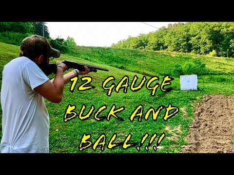 12 Gauge 3” Buck And Ball Hand Loads Range Testing!!!