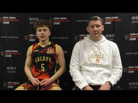 CEYBL U15, 31. 1. 2026, PRESS conference, Oknoplast Inter-Bud Kraków - ŠBK Galaxy Košice