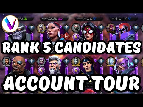 My 1st Rank 5 Candidates, Biggest Regret Rank Ups & Account Tour - MCoC