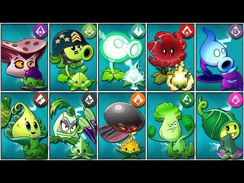 Random 10 Plants & Mints Battlez - Who Will Win? - PvZ 2 Team Plant Vs Team Plant