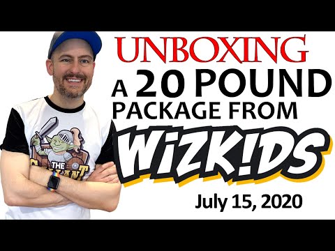 WizKids sent a 20 POUND mystery package! Let's unbox it! - July 15, 2020