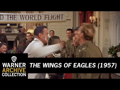 Army Navy Fist Fight | The Wings of Eagles | Warner Archive