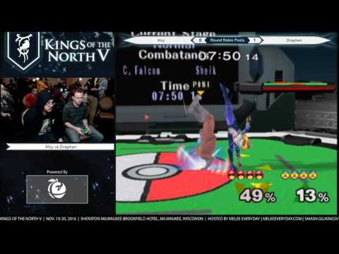 Kings of the North V - Drephen (Sheik) vs. Moy (C. Falcon) - SSBM - RR Pools
