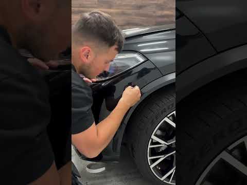 Easy way to make your car look good, blackout on reflectors on this BMW X5