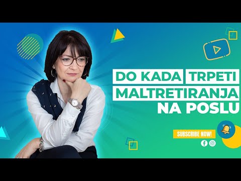 Do kada trpeti maltretiranja na poslu｜prof. dr. sc. Jasna Bajraktarević