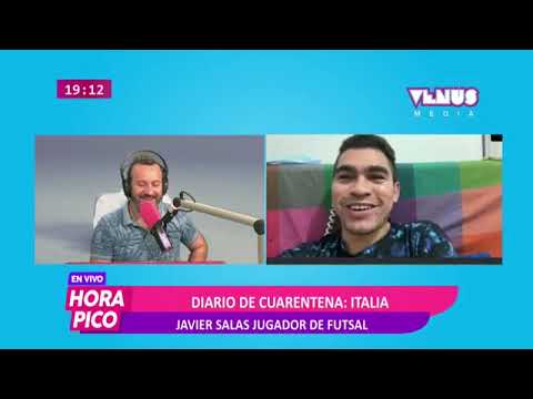 Javier "Kuko" Salas jugador de Futsal FIFA en Italia | Hora Pico
