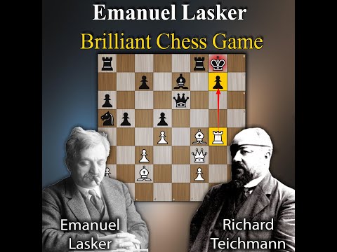 Emanuel Lasker's Best Game | Lasker vs Teichmann 1909