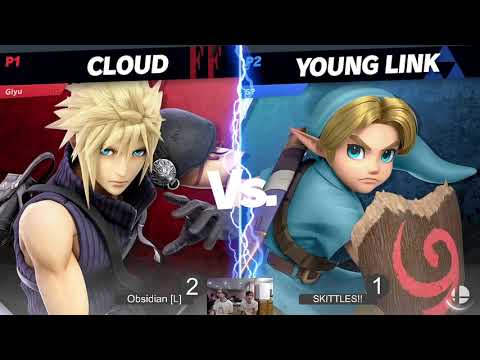 Obsidian (Cloud) vs SKITTLES!! (Young Link) @ Zen's Hotdog Stand #143