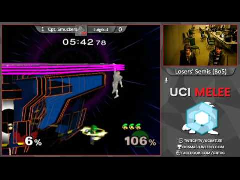 UCI Quarterly #2 - LSF - Cpt. Smuckers(Falcon) vs Luigikid(luigi)