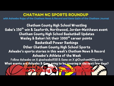 Chatham County Sports Update - 1.22.26