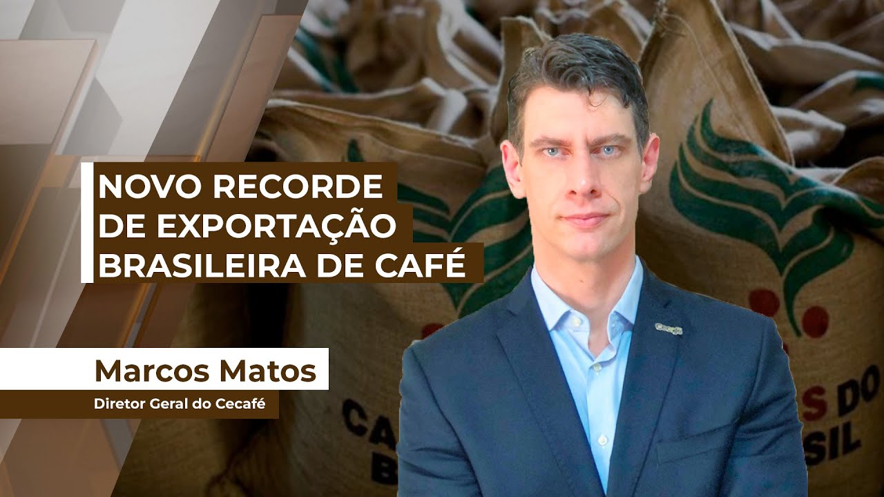 Brasil exporta mais 4,9 milhões de sacas de café no mês de outubro