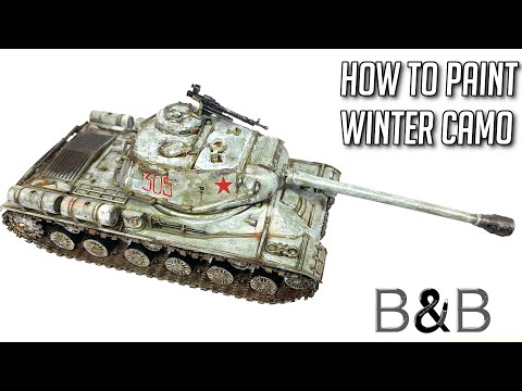 How to paint Winter Camouflage