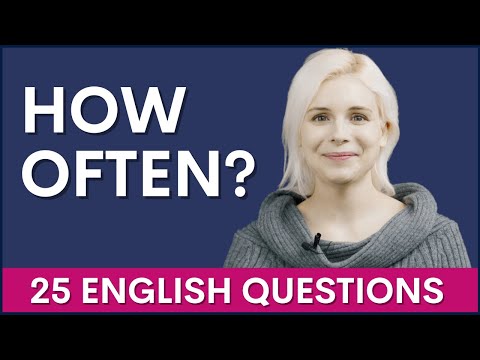 25 「どのくらいの頻度」で聞かれる英語面接の質問 (25 HOW OFTEN English Interview Questions)
