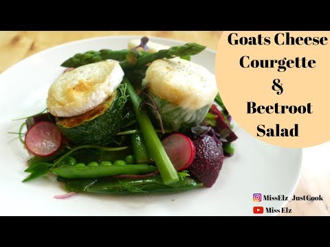 Goats Cheese, Courgette & Beetroot Salad | Sooooo Delicious You Will Want More!