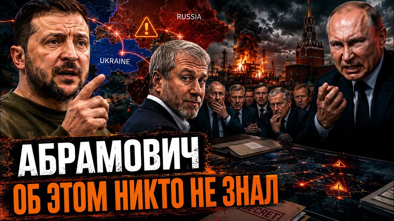 ВСТРЕЧА АБРАМОВИЧА и ЗЕЛЕНСКОГО. ВСПЛЫЛА неожиданная ДЕТАЛЬ! ПУТИН ошарашен