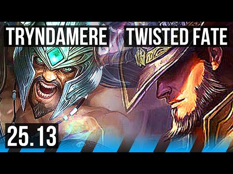 TRYNDAMERE vs TWISTED FATE (MID) | 5/0/4 | EUW Diamond | 25.13