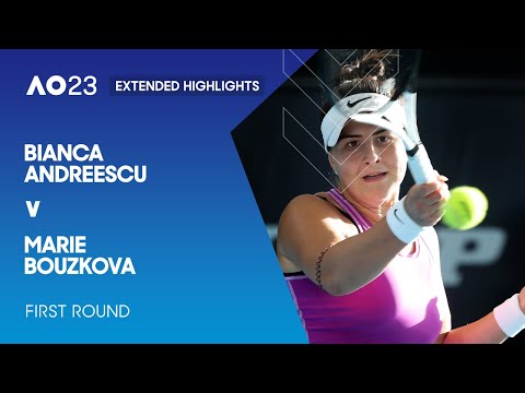 Bianca Andreescu v Marie Bouzkova Extended Highlights | Australian Open 2023 First Round