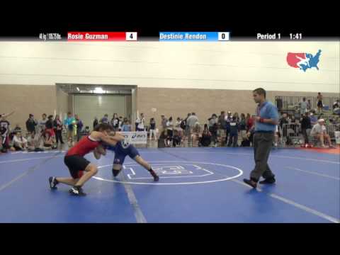 FILA Junior 48 kg / 105.75 lbs. - Rosie Guzman vs. Destinie Rendon