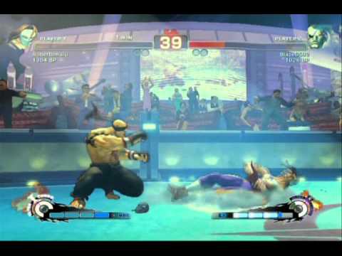 Super Street Fighter 4 Online Matches: vs Robertomaru