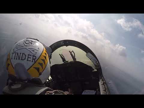 US Navy F/A-18 Carrier Break to Landing (SIC) (DLAR) - Original Unedited Audio