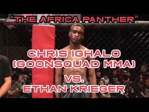 "The African Panther" Chris Ighalo (Goon Squad MMA) vs Ethan Krieger | 209 Beatdown