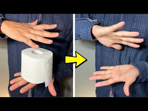 Toilet Paper Disappears Right Before Your Eyes! [Magic Trick Revealed]