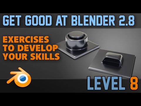 Beginner Exercises | Part 8 | Hard Surface Modelling 4 | Blender 2.8