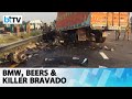 BMW Crumbles At High Speed Meets Lethal Accident Streamed Live On Facebook