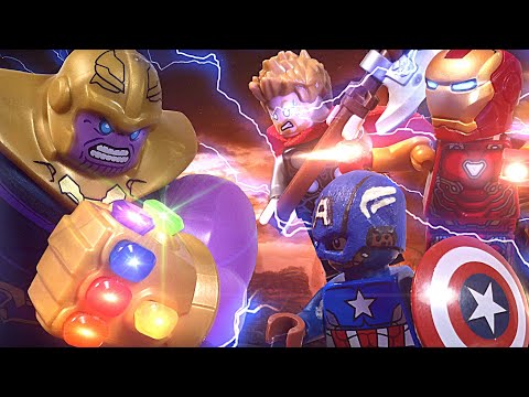 LEGO Avengers: Endgame Battle - Iron Man Captain America and Thor vs Thanos