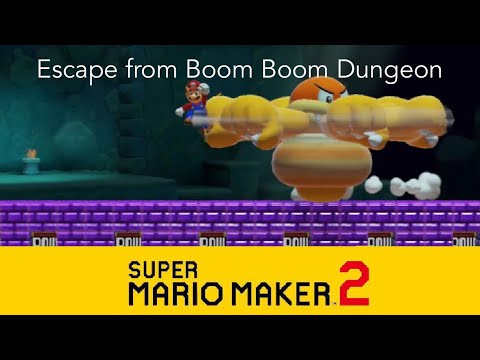 Super Mario Maker 2-Escape from Boom Boom Dungeon
