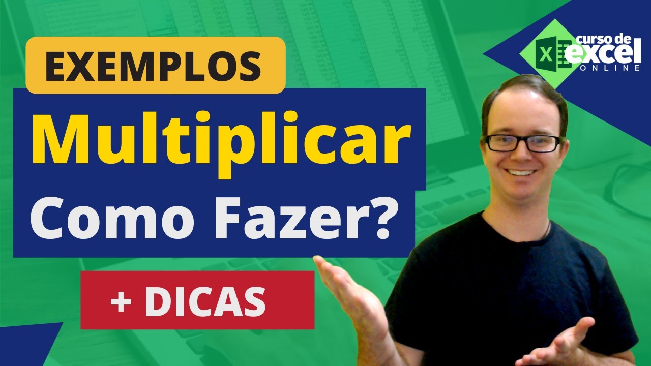 Como MULTIPLICAR no EXCEL em DICAS de modo FÁCIL