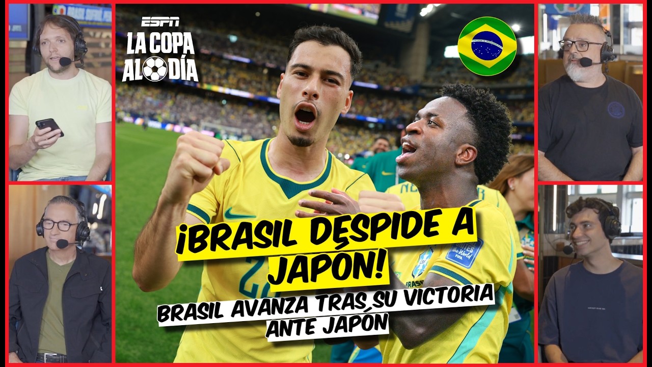 BRASIL AVANZA pidiendo la HORA. JAPÓN queda ELIMINADO del MUNDIAL | La Copa Al Día