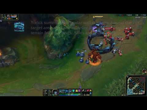 Yorick Rework Abilities W: Dark Procession -- League of Legends
