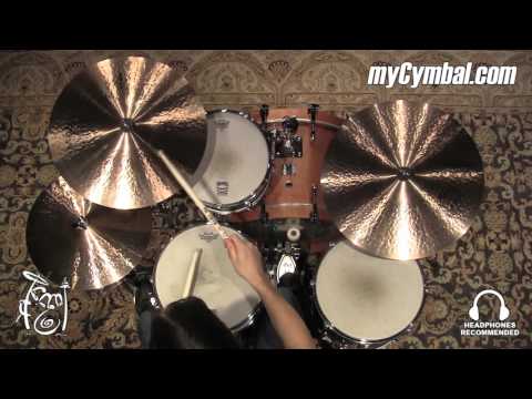 Демонстрация звучания Paiste 2002 19" Black Big Beat