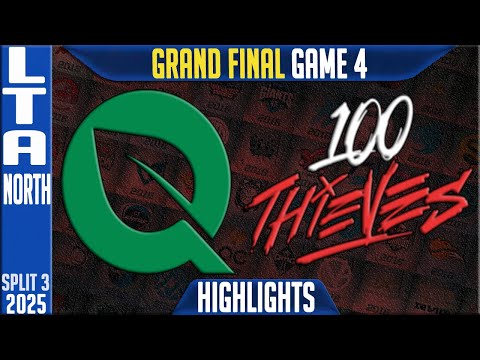 FLY vs 100T Game 4 Highlights | LTA North Grand Final Playoffs 2025 | FlyQuest vs 100 Thieves