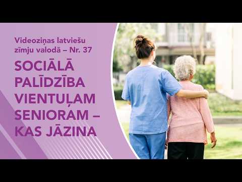 Videoziņas Nr. 37 “Sociālā palīdzība vientuļam senioram – kas jāzina”