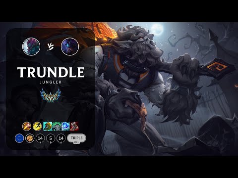 Trundle Jungle vs Rek'Sai - EUW Challenger Patch 13.16
