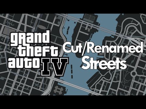 GTA IV Beta - Cut/Renamed Streets