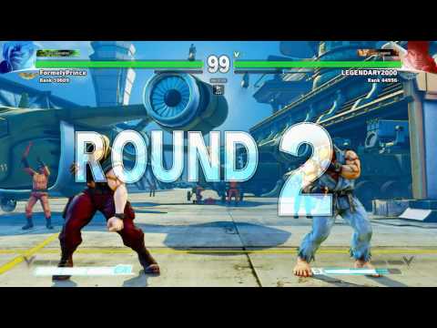 SFV~ Ryu (LEGENDARY2000) vs. Nash (FormelyPrince) HD