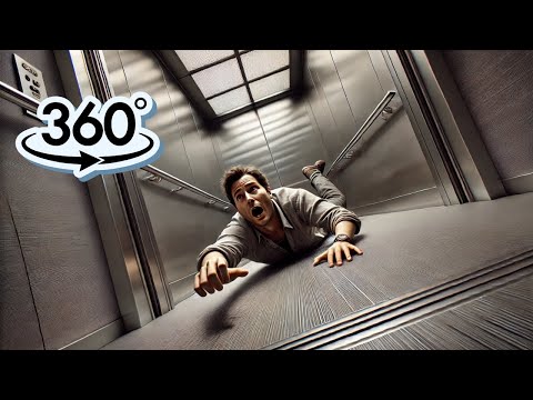 360 Video  - What If You Were Trapped in a Falling Elevator in VR?
